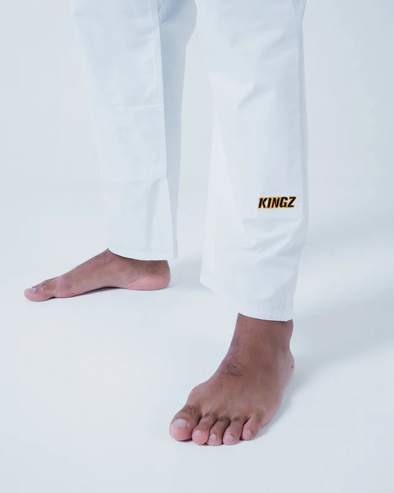 Kingz Leandro Lo Legends Never Die Respect BJJ Gi - white